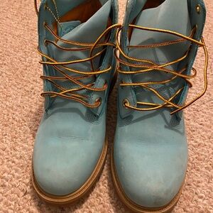 Timberland Women's Light Blue Ankle Boots